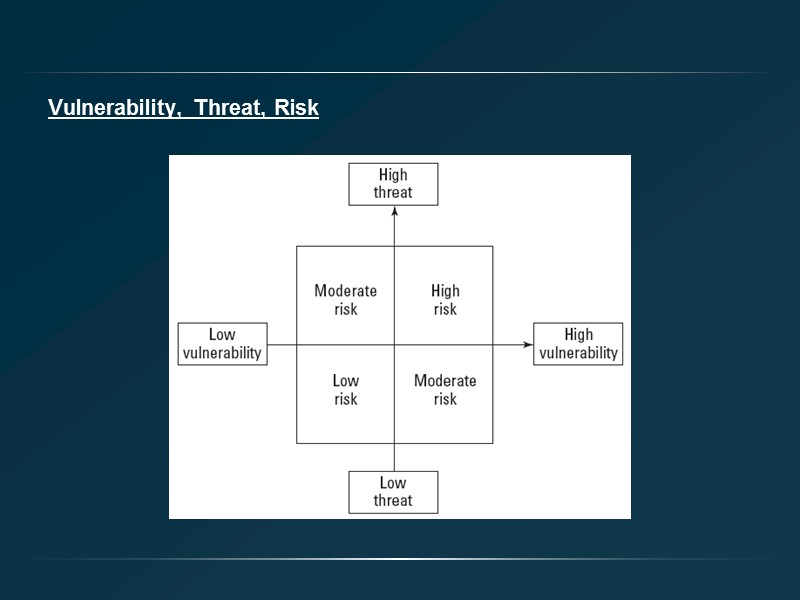 Vulnerability, Threat, Risk